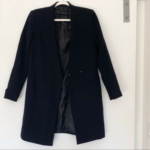 Simple Black Zara Coat women’s